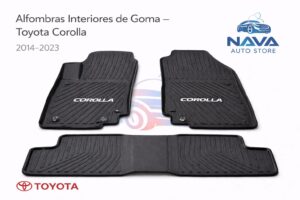 All-Weather Rubber Floor Mats – Toyota Corolla