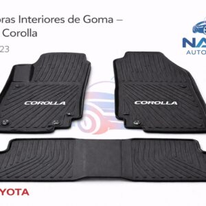 All-Weather Rubber Floor Mats – Toyota Corolla