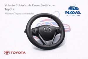 Synthetic Leather Steering Wheel Cover – Toyota (Universal Fit)
