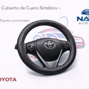 Synthetic Leather Steering Wheel Cover – Toyota (Universal Fit)